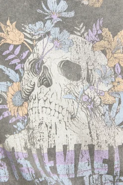 Camiseta posicional calavera