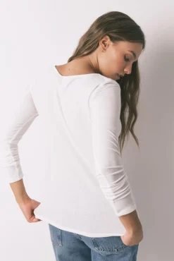 Camiseta punto súper suave blanco