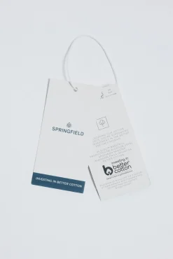 Camiseta rayas botones hombro