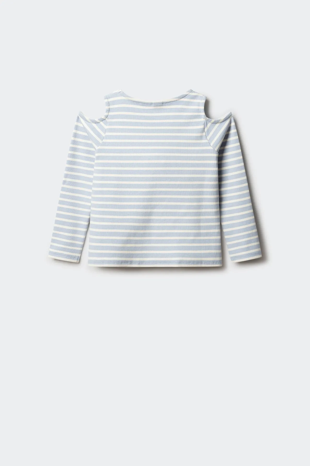 Camiseta rib hombros descubiertos niña
