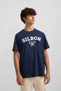 Camiseta silbon raqueta media