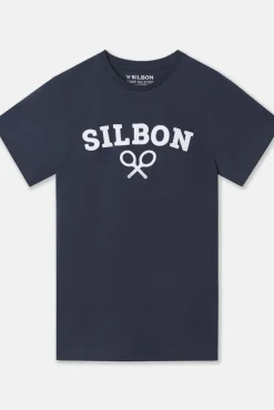Camiseta silbon raqueta media