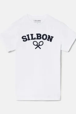 Camiseta silbon raqueta media