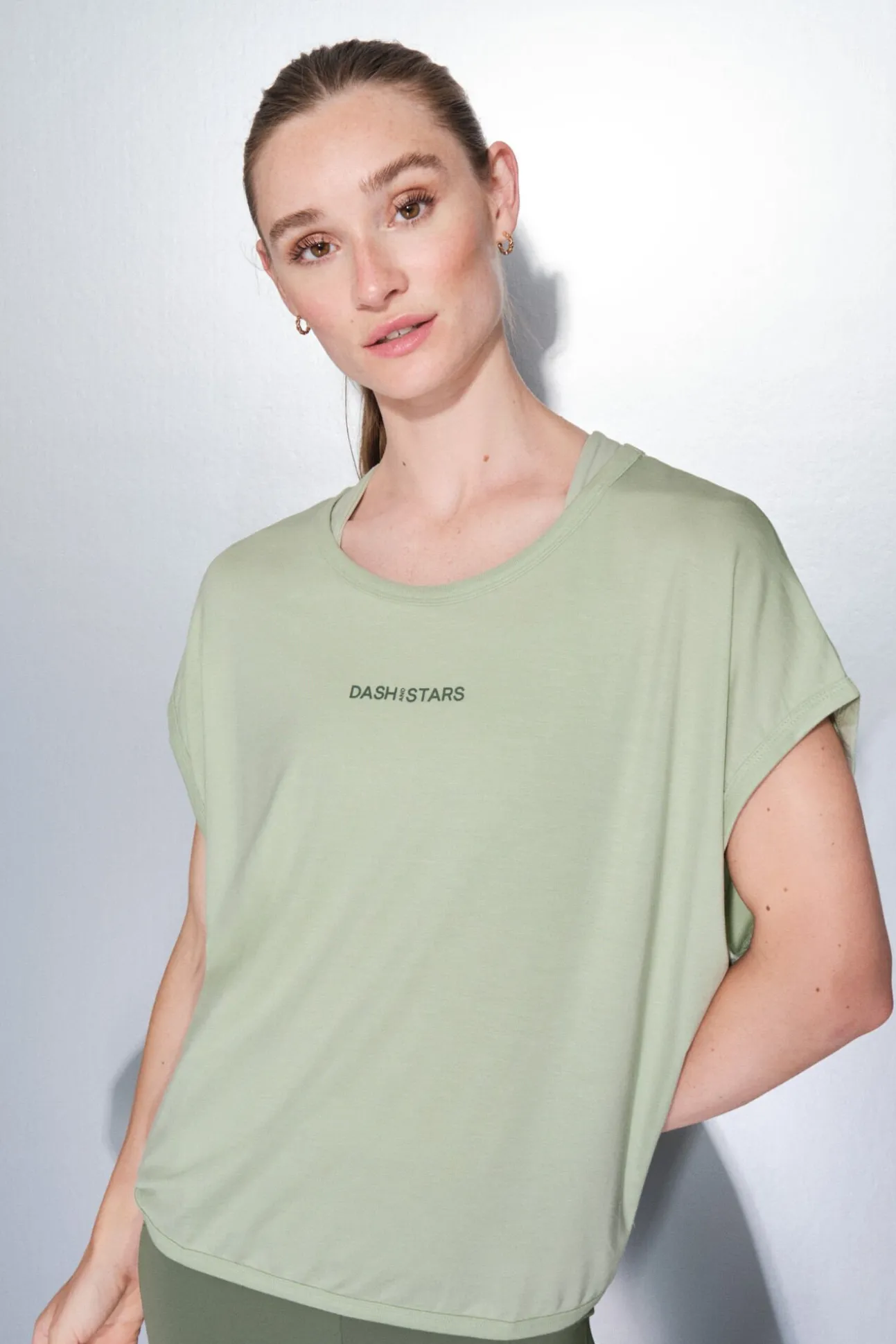 Camiseta tejido extra suave verde