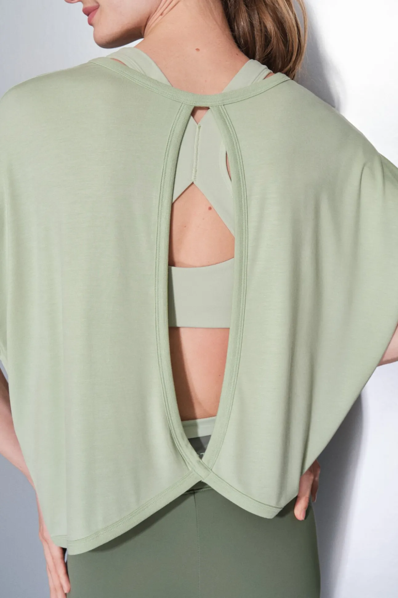 Camiseta tejido extra suave verde