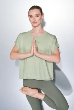 Camiseta tejido extra suave verde