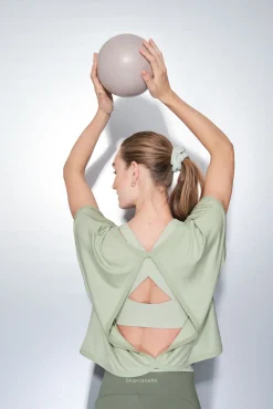 Camiseta tejido extra suave verde