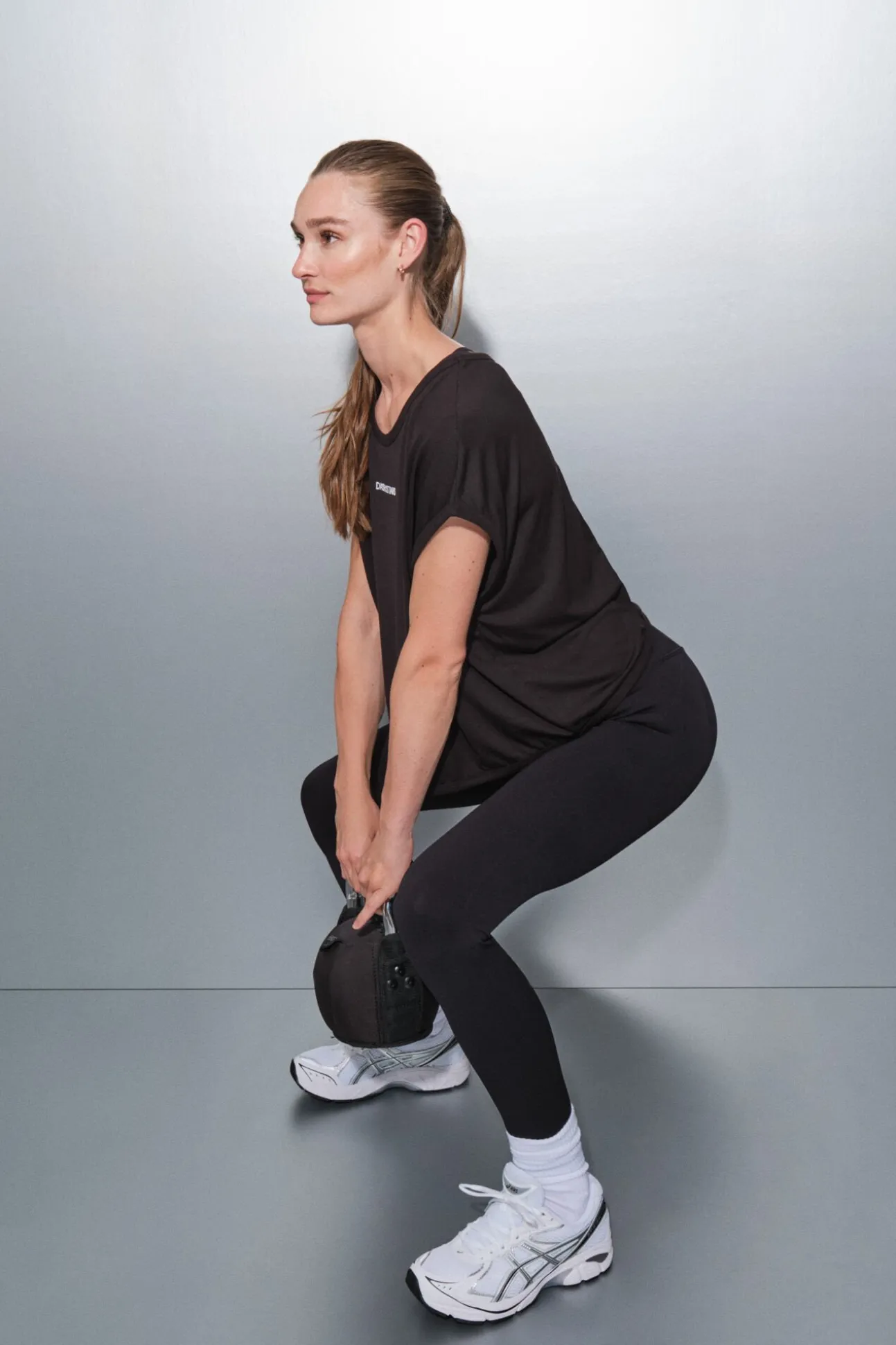 Camiseta tejido extra suave negra