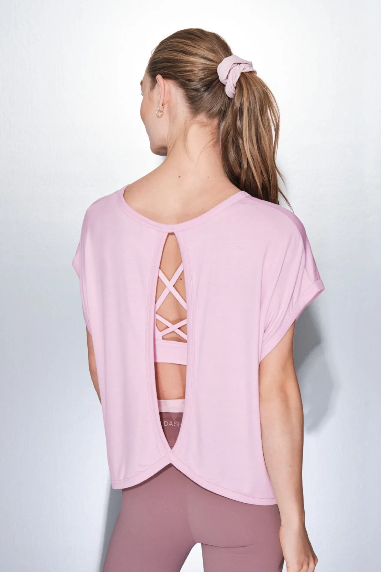 Camiseta tejido extra suave rosa