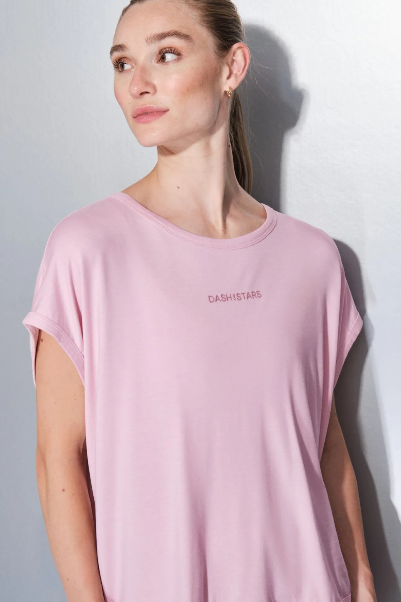 Camiseta tejido extra suave rosa