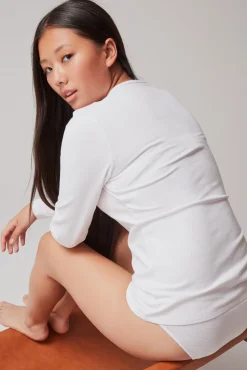 Camiseta térmica escote pico