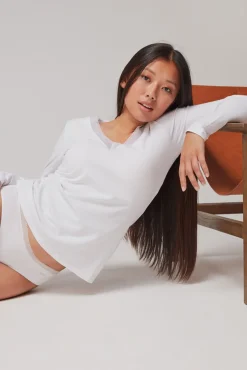 Camiseta térmica escote pico