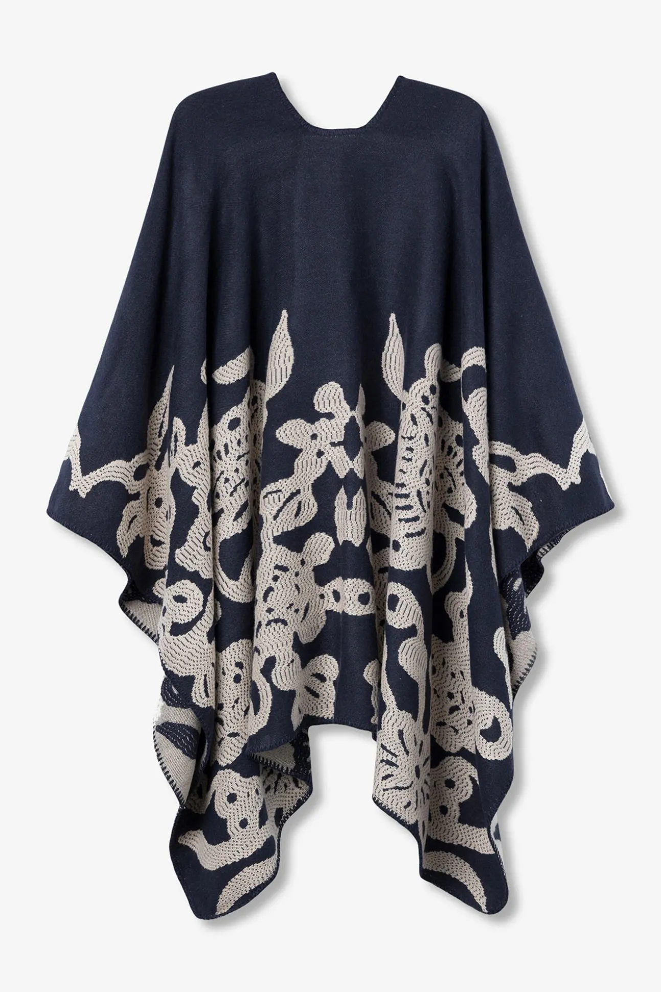 Capa Bicolor Bordada