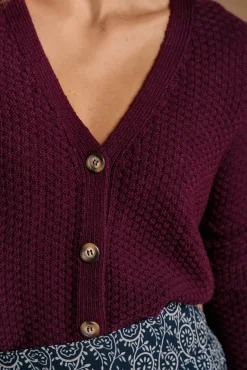 Cardigan berenjena Gimone