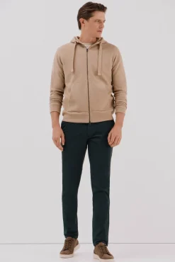 Cardigan con capucha