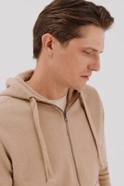 Cardigan con capucha