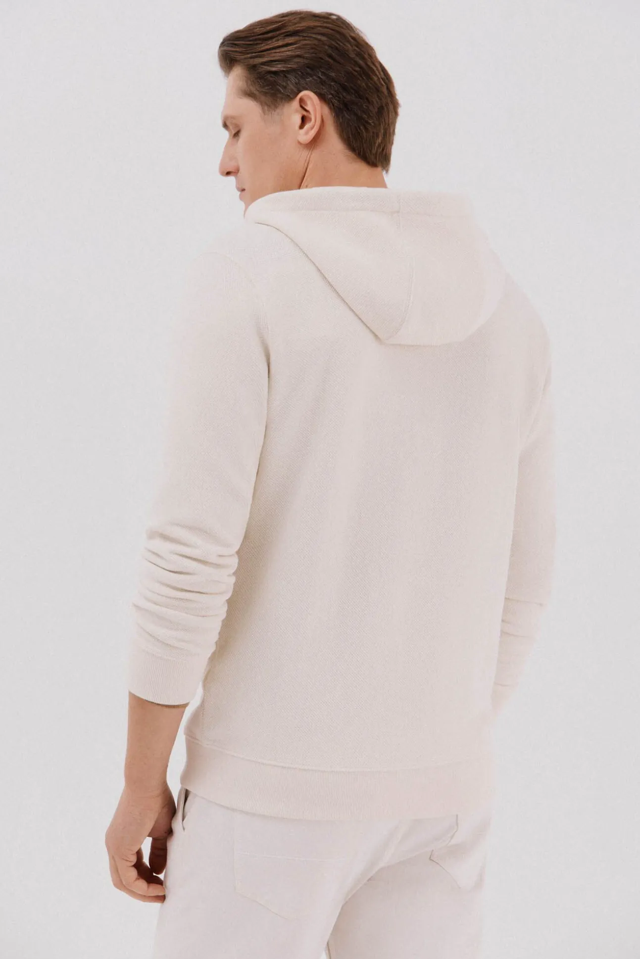 Cardigan con capucha