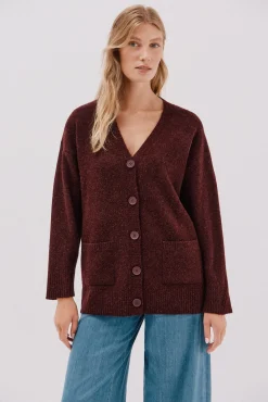 Cardigan largo bolsillos