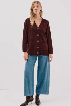 Cardigan largo bolsillos