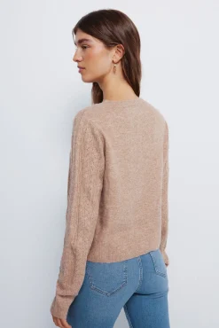 Cardigan pointelle