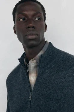 Cardigan premium navideño algodón cierre cremallera