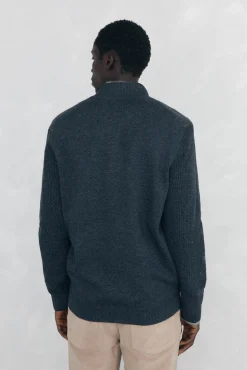 Cardigan premium navideño algodón cierre cremallera