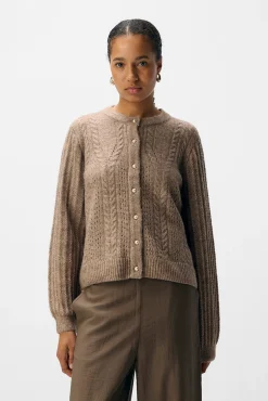 Cardigan punto calado