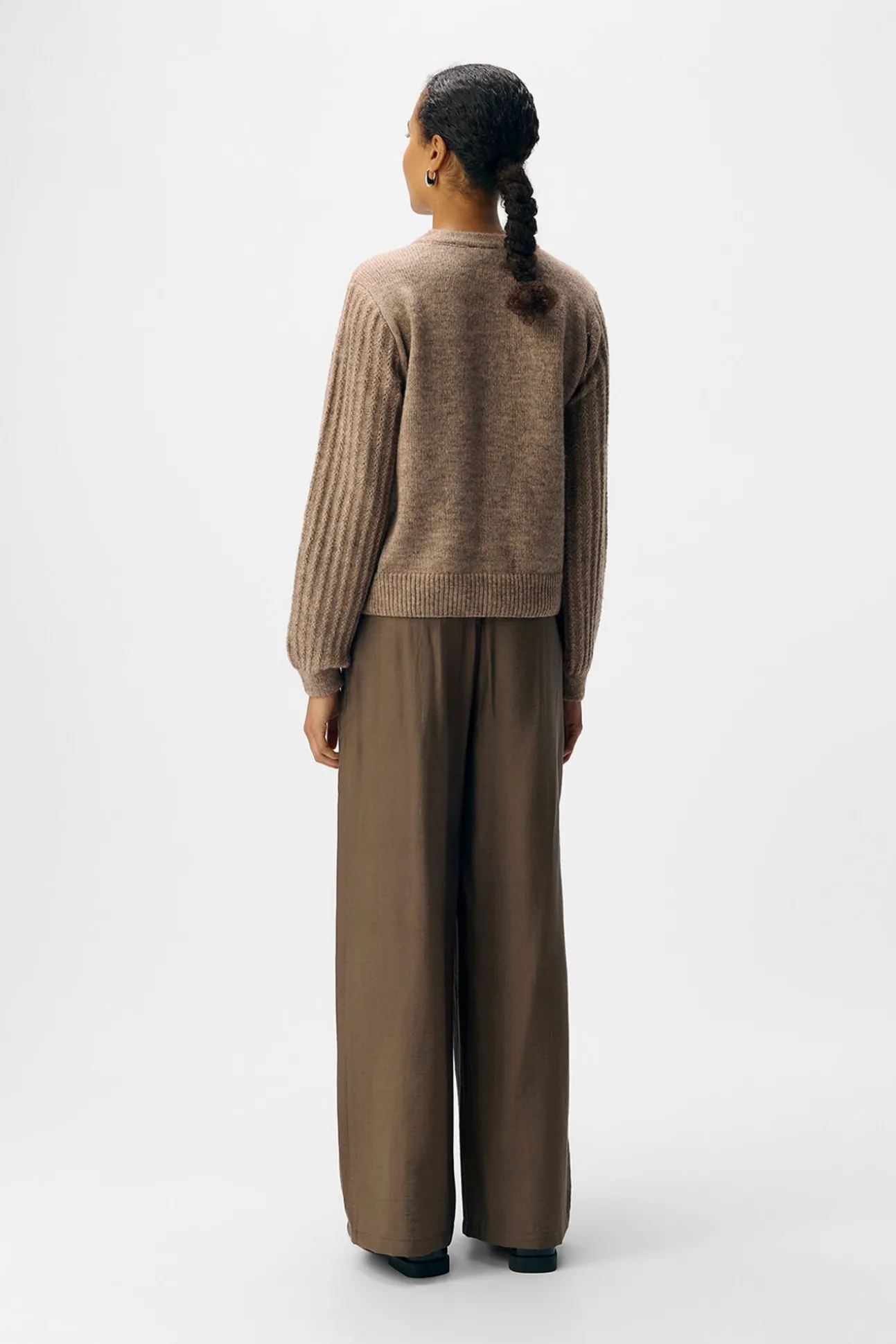 Cardigan punto calado