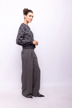 Cardigan punto rombos