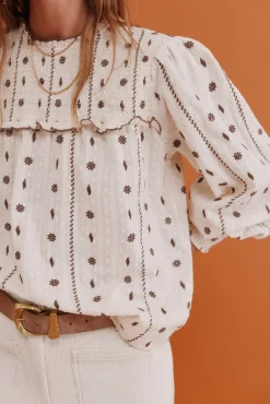 Catalina. Blusa con canesú