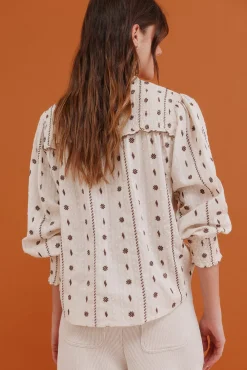 Catalina. Blusa con canesú