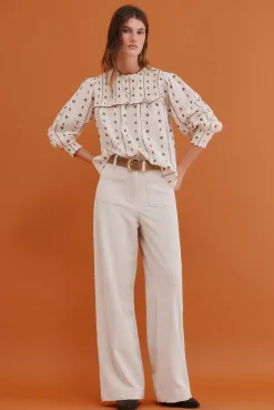 Catalina. Blusa con canesú