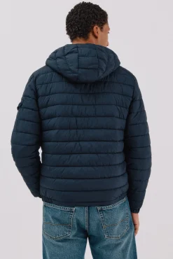 Cazadora acolchada ultralight con capucha