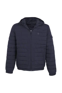 Cazadora acolchada ultralight con capucha