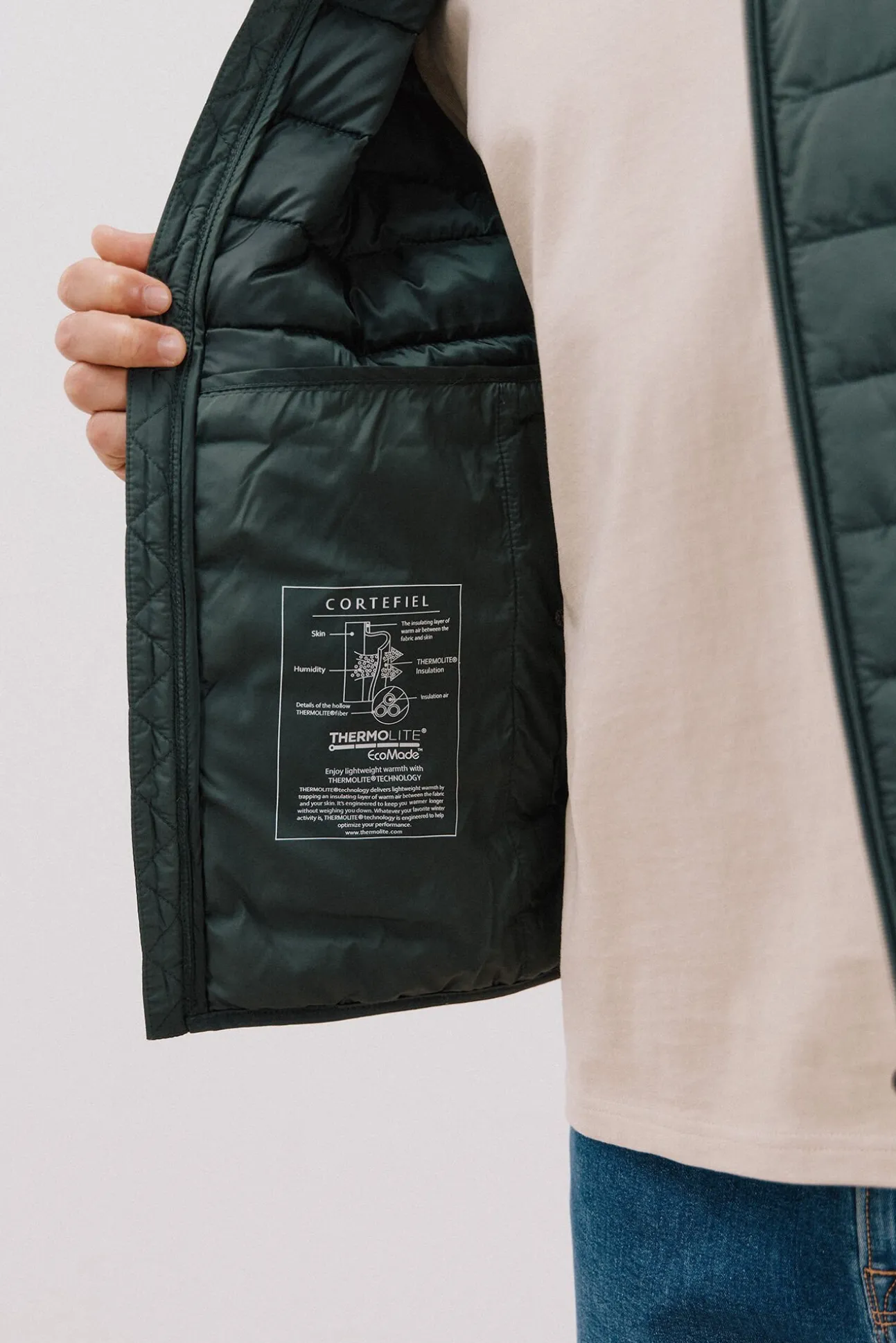 Cazadora acolchada ultralight