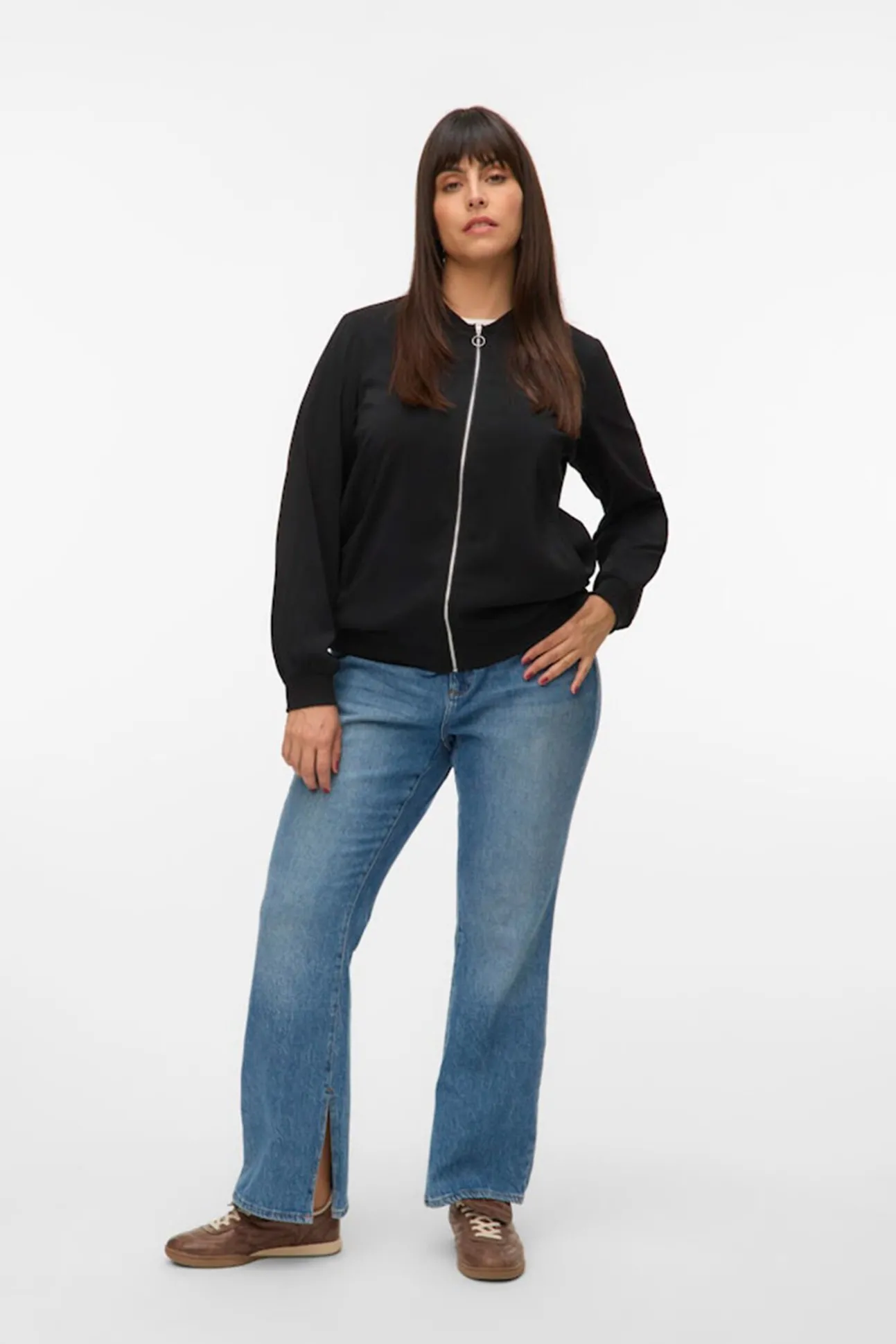 Cazadora bomber talla grande