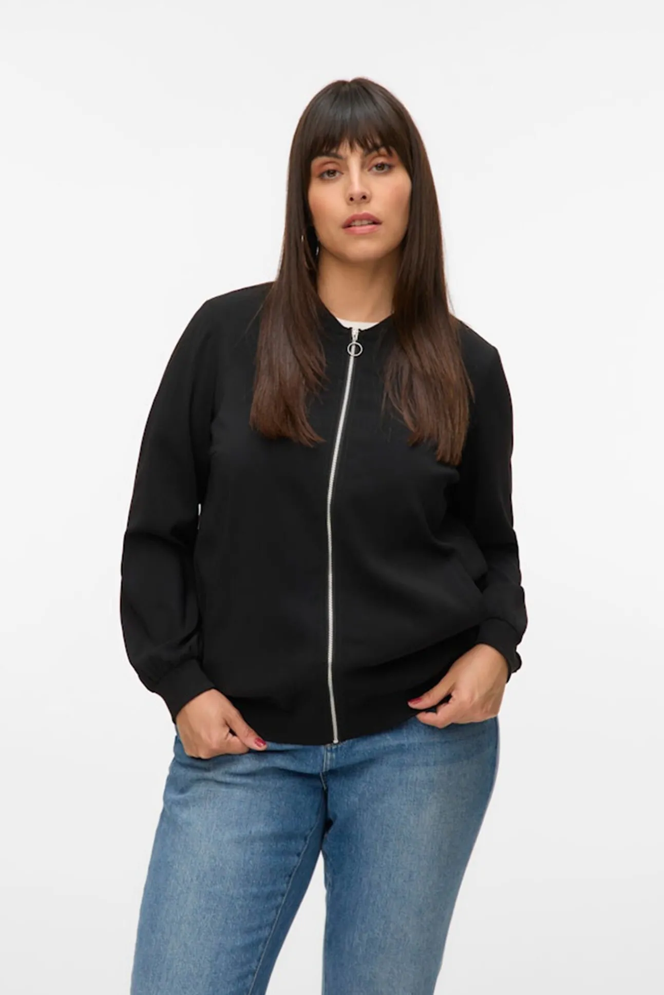 Cazadora bomber talla grande