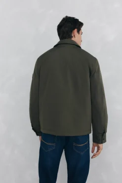 Cazadora con cuello pana