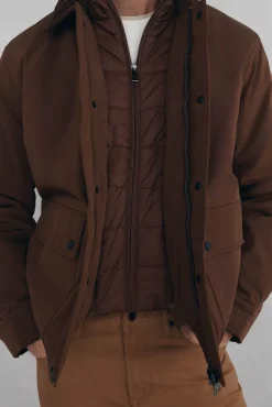 Cazadora con cuello pana