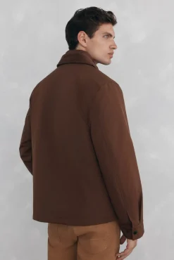 Cazadora con cuello pana