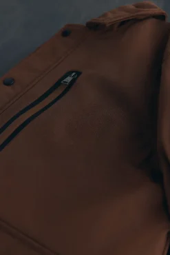 Cazadora con cuello pana