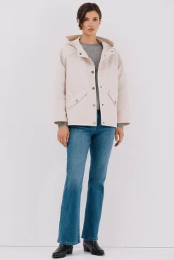 Cazadora corta botones automáticos