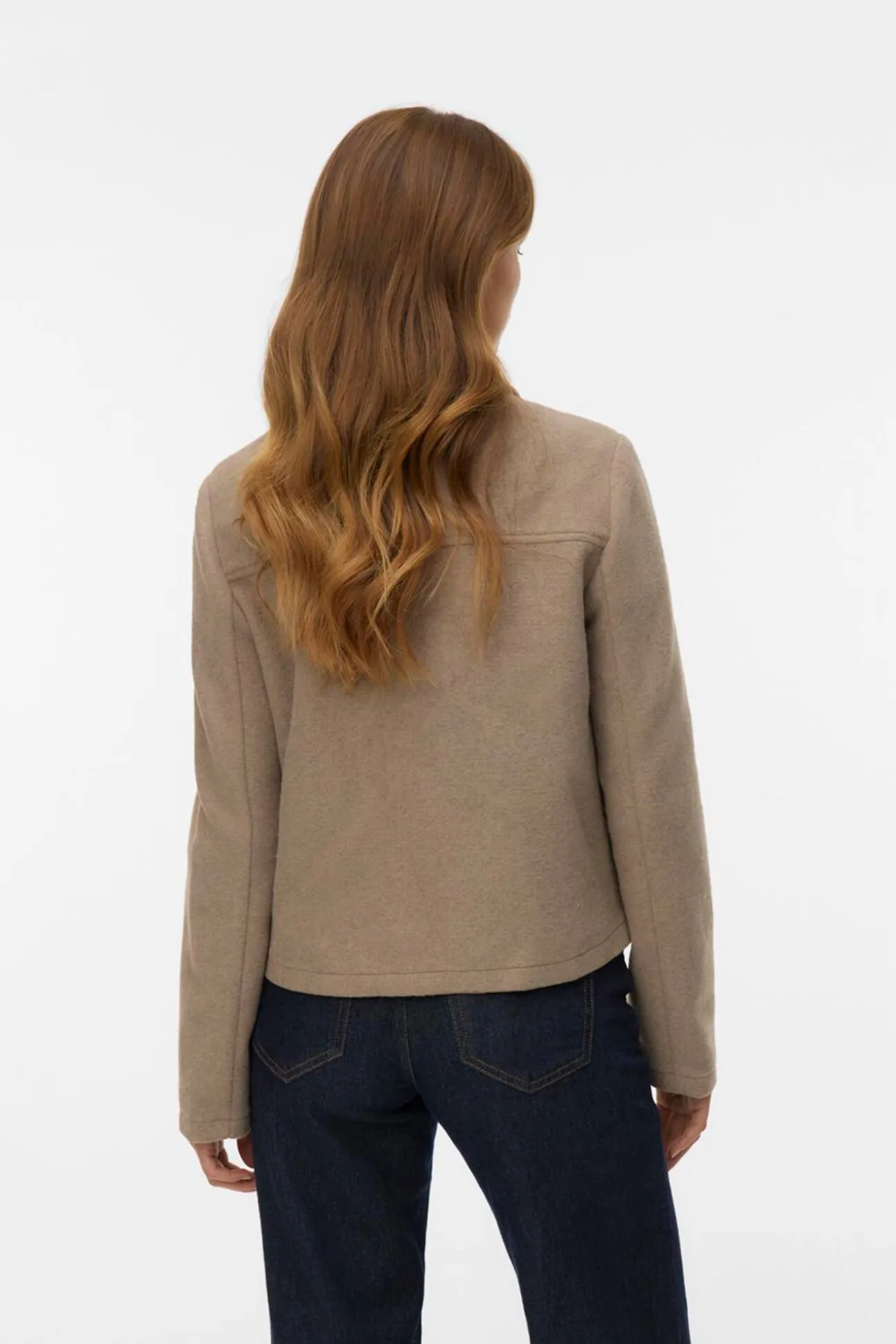 Cazadora corta de paño