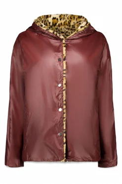 Cazadora corta reversible efecto pelo