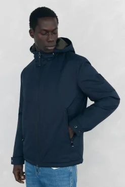 Cazadora cremallera con capucha