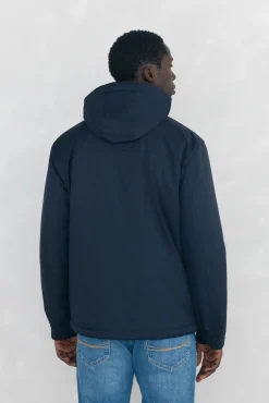 Cazadora cremallera con capucha