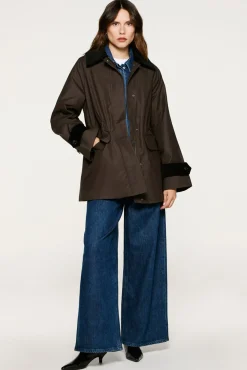 Cazadora cuello pana 100% algodón orgánico