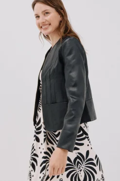 Cazadora de piel biker