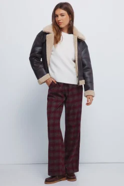 Cazadora doble faz cuello pelo