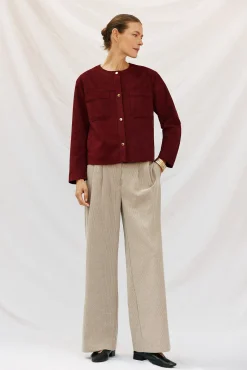 Cazadora efecto piel